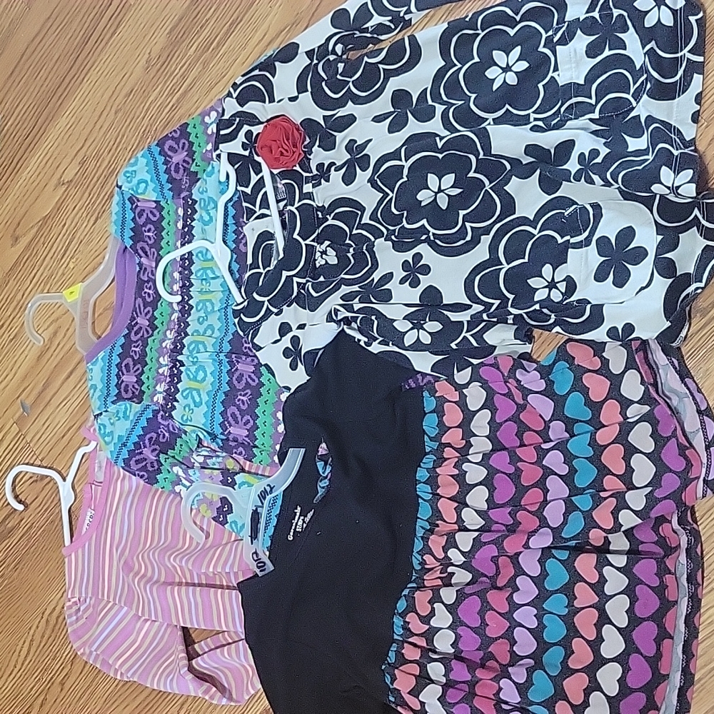 Lot of 4 girls long sleeve shirts size 5T